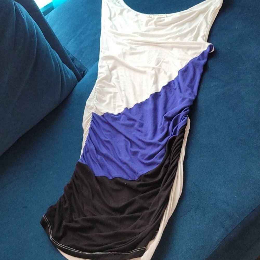Front drap dress